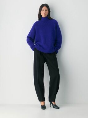 Babaton Women's Royal Blue Turtleneck Sweater